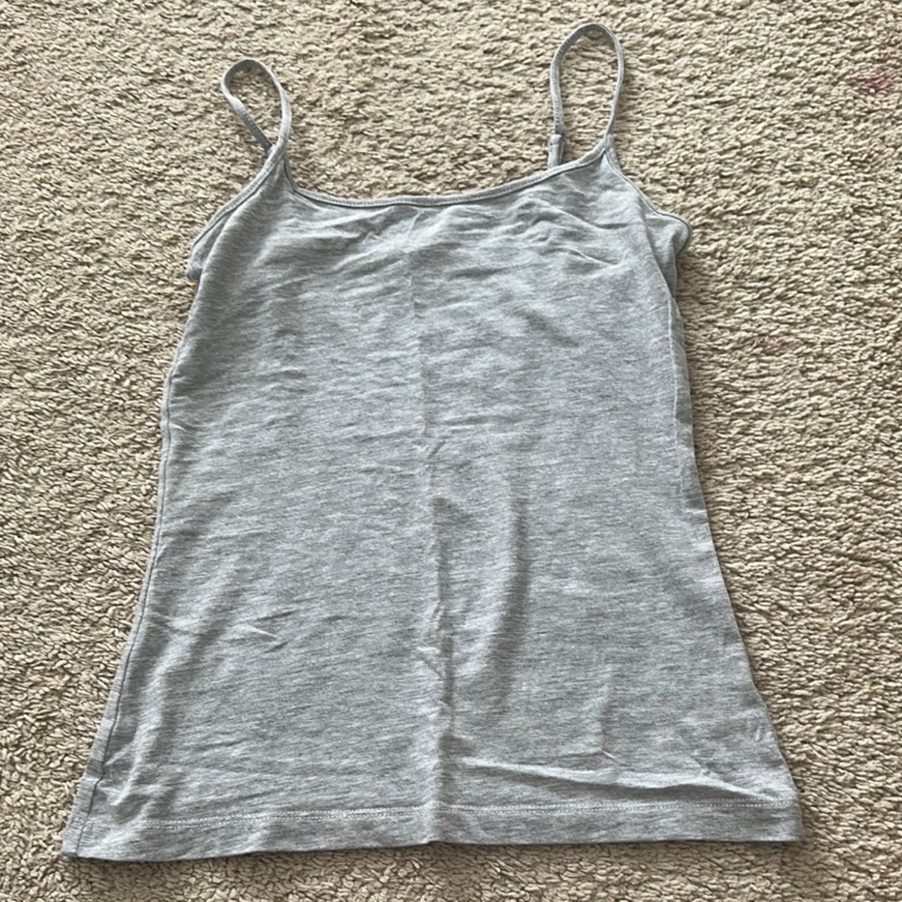 Gray Women's Spaghetti Strap Top